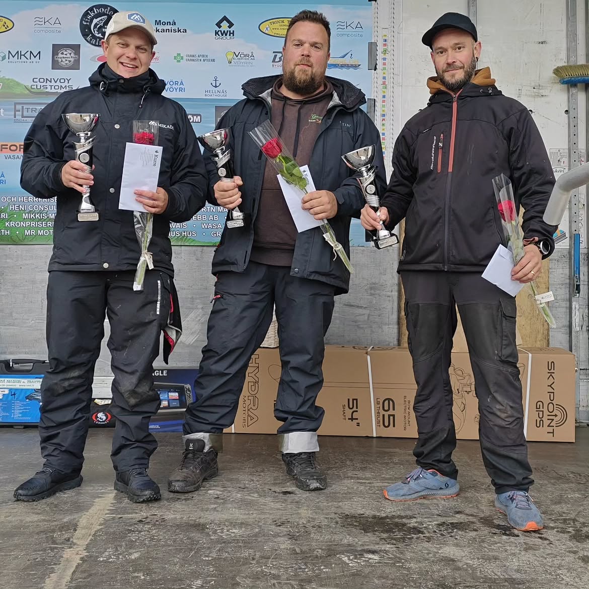 C&RNr1. Mikado Fishing Team- 254cm ( Matias Fant, Andreas Norrgård, Magnus Englund)Nr2. Mikado