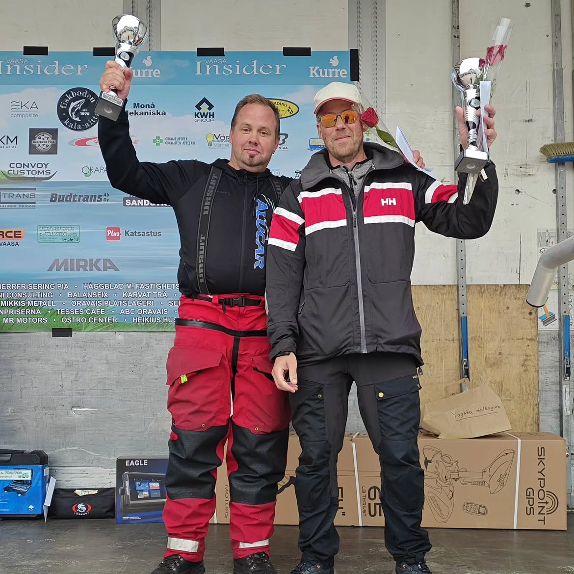 Dubbel-Nr1. Johnny Granholm & Jonas Holmkvist 29,636kgNr2. Alex Nylund & Viktor Andersson 29,23